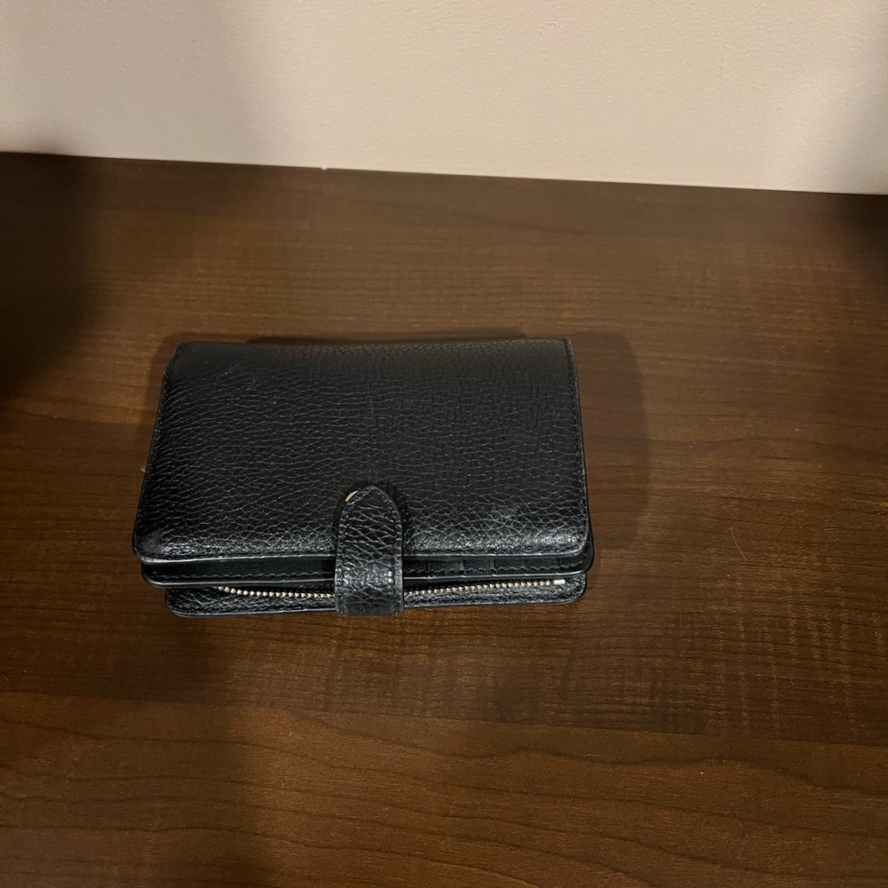 Kate Spade Black Textured Leather Wallet - Picture 3 of 6